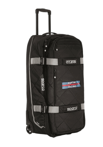 Sparco Martini Racing Tour Kit Bag 016437MRSI - Black/Silver