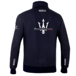 Sparco Maserati Corse Full Zip Sweatshirt - Navy Blue - 01