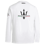 Sparco Maserati Corse Long Sleeve T-Shirt - White - Back