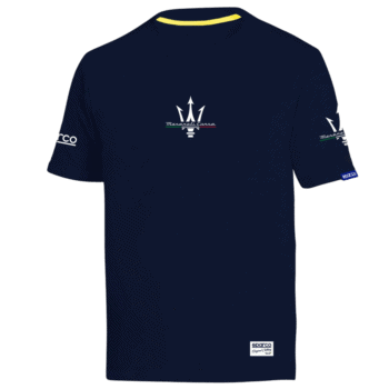 Sparco Maserati Corse T-Shirt - Navy Blue