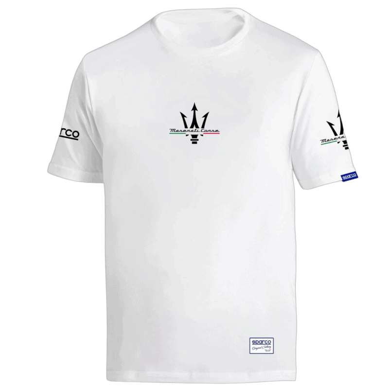 Sparco Maserati Corse T-Shirt - White