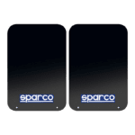 Sparco Mud Flap Pair-Black-SPA03791NR