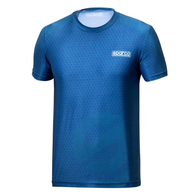 Sparco Printed T-Shirt - Navy Blue