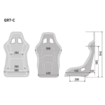 Sparco QRT-C Ultra-light Carbon Seat - Design