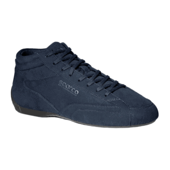 Sparco S-Drive Mid Shoes - Navy Blue Suede