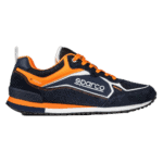 Sparco S-Road Shoes - Navy Blue Fluro Orange 02
