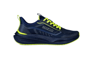 Sparco S-Scape Gus Edition Safely Shoe - Navy Blue Yellow - 01