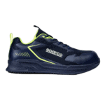 Sparco S1P Turbo Clamp Mechanic Shoe - Navy Blue_Lime-01
