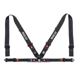 Sparco Sport H-4 4 Point Harness-Black