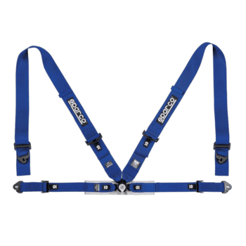 Sparco Sport H-4 4 Point Harness-Blue