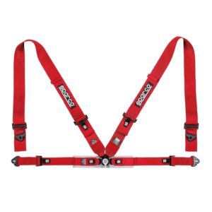Sparco Sport H-4 4 Point Harness-Red