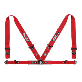 Sparco Sport H-4 4 Point Harness-Red