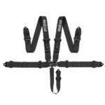 Sparco Sport H-5 SFI 5 Point Latch & Link Off Road Harness-Black