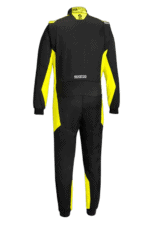 Sparco Sprint Advanced Race Suit-Black Fluro Yellow-Back