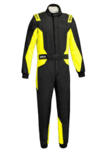 Sparco Sprint Advanced Race Suit-Black Fluro Yellow-Front