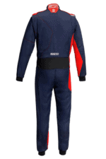 Sparco Sprint Advanced Race Suit-Navy Blue-Red-Back