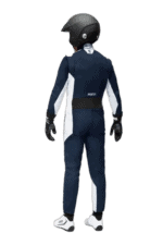 Sparco Sprint Advanced Race Suit-Navy Blue -White-Back-1