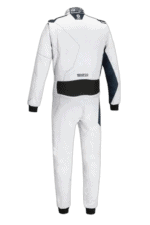 Sparco Sprint Advanced Race Suit-White - Navy Blue-Back