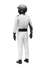 Sparco Sprint Advanced Race Suit-White - Navy Blue-Back-2
