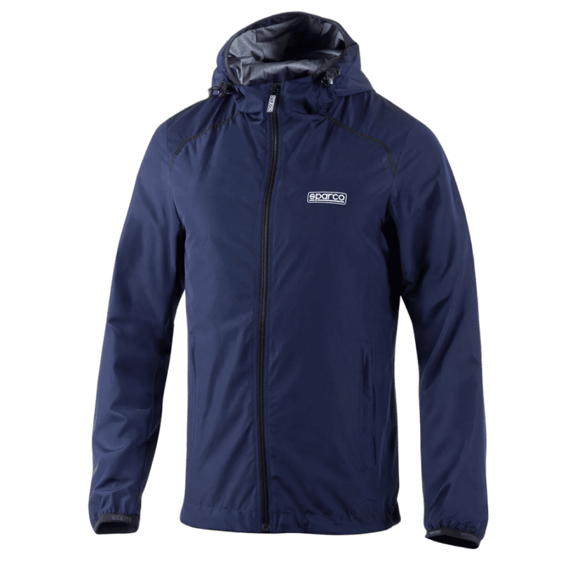 Sparco Windbreaker Jacket - Navy Blue Black
