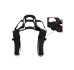 Grand Prix Racewear racing harness with adjustable straps and padded shoulder supports for motorsport safety.