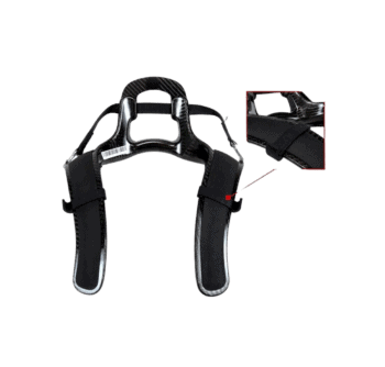 Grand Prix Racewear racing harness with adjustable straps and padded shoulder supports for motorsport safety.