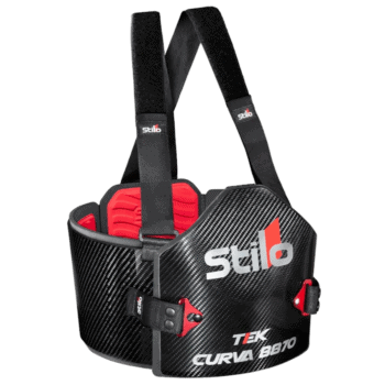 Stilo Curved Carbon Kart Rib Protector