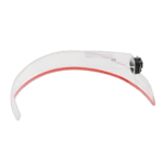 Grand Prix Racewear racing visor with clear shield and black adjustable strap for motorsport helmets.