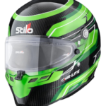 Stilo ST6 CMR Carbon Lite Green Graphics Snell CMR 2016