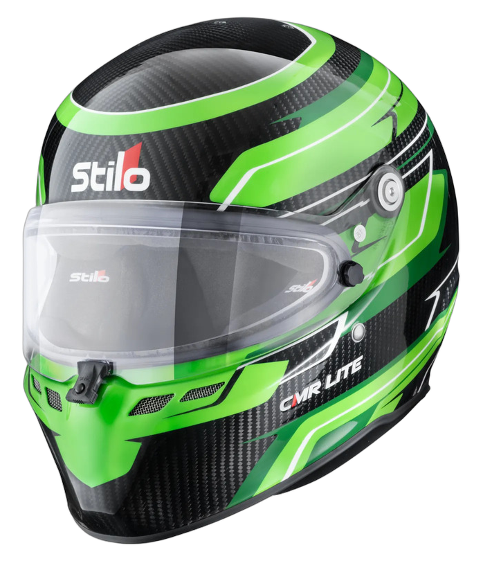 Stilo ST6 CMR Carbon Lite Green Graphics Snell CMR 2016