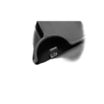 Close-up of a racing helmet's ventilation system, highlighting the aerodynamic design and safety features for motorsport drivers.