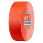 Orange racing tape used for motorsport safety and marking, ideal for Grand Prix racewear applications.