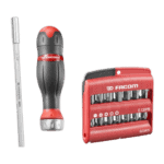 Facom PROTWIST 3 in 1 Blade Holder set ACL.2A2 with screwdriver, bit holder, and interchangeable blades for professional use.
