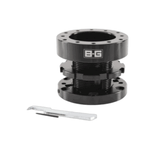 High-performance B-G racing damper with adjustable features for motorsport applications.