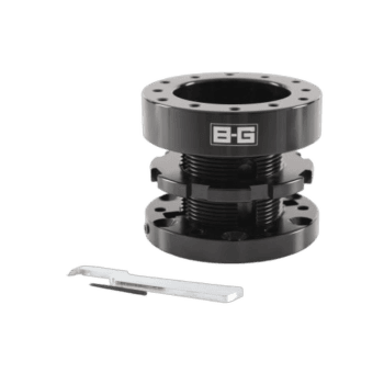 High-performance B-G racing damper with adjustable features for motorsport applications.