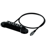 Motorcycle racewear sensor with cable for safety and performance monitoring at Grand Prix events.
