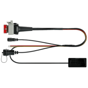 AiM Thermocouple Patch Lead TC Yellow to 719 4 pin for race car temperature monitoring.