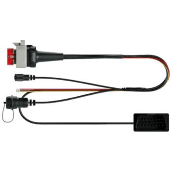 AiM Thermocouple Patch Lead TC Yellow to 719 4 pin for race car temperature monitoring.