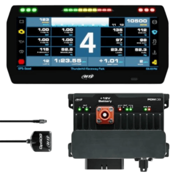 AiM PDM8 With 10" Race Icons Display GPS Data Logging Kit