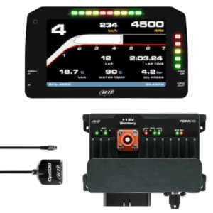 AiM PDM8 With 6 Race Icons Display GPS Data Logging Kit