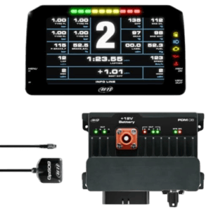 AiM PDM8 With 6 Road Icons Display GPS Data Logging Kit