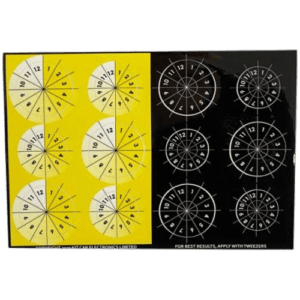 AiM 10 Channel Sticker Sheets for Wireless Steering Wheel Plate