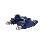 Blue Grand Prix Racewear racing component with metal fittings, designed for motorsport applications.