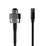 Automotive fuel pressure sensor with black cable for racing applications from Grand Prix Racewear.