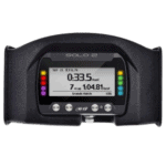 GPR Direct Solo 2 lap timer with digital display and colour LED indicators for motorsport racing.