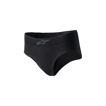 Black racing underwear from Grand Prix Racewear with Alpinestars logo, designed for motorsport enthusiasts.