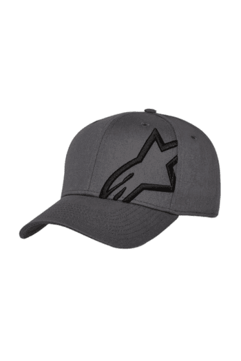 Grey Grand Prix Racewear cap with black logo, stylish and durable for motorsport enthusiasts.