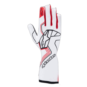 High-performance racing glove from Grand Prix Racewear with Alpinestars branding, designed for motorsport safety and comfort.