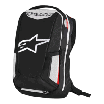 6107717-123-OS Alpinestars City Hunter Backpack - Black/White/Red