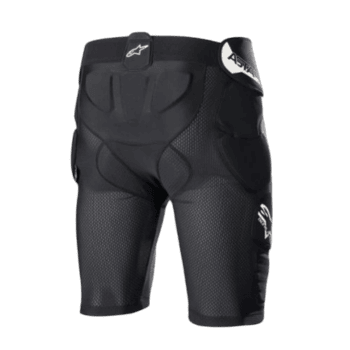 Alpinestars Bionic Action Protection Shorts designed for motocross and off-road riding, featuring durable construction and protective padding.